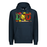 Navy dad softball Premium Hoodie - Zillion Design Studio