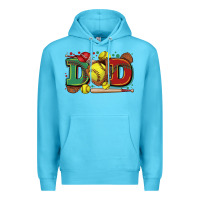 Ocean Blue dad softball Premium Hoodie - Zillion Design Studio