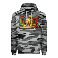 Slate Camo dad softball Premium Hoodie - Zillion Design Studio