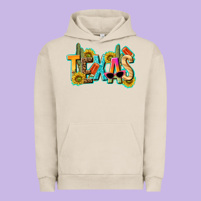 Texas Summer Urban Hoodie Designed By Texasbilliewilder
