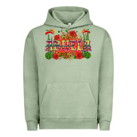 Pigment Oil Green abuela Urban Hoodie - Zillion Design Studio