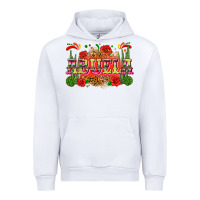 White abuela Urban Hoodie - Zillion Design Studio