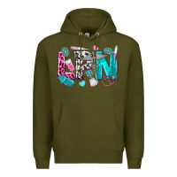 Army Green lpn Premium Hoodie - texasbilliewilder