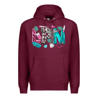 Burgundy lpn Premium Hoodie - texasbilliewilder