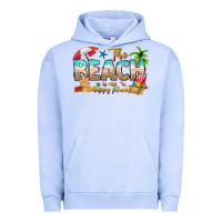 Pigment Grape Ice the beach is my happy place Urban Hoodie - texasbilliewilder