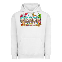 Pigment Lunar Rock the beach is my happy place Urban Hoodie - texasbilliewilder