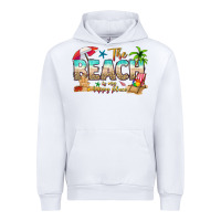 White the beach is my happy place Urban Hoodie - texasbilliewilder