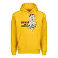 Lemon merry and bright white shepherd Premium Hoodie - RanaPortraitStore