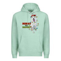 Seafoam merry and bright white shepherd Premium Hoodie - RanaPortraitStore