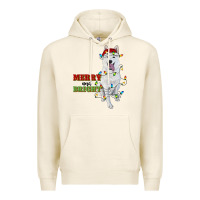 Tofu merry and bright white shepherd Premium Hoodie - RanaPortraitStore
