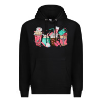 Black nurse coffee cups Premium Hoodie - texasbilliewilder