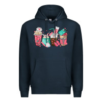 Navy nurse coffee cups Premium Hoodie - texasbilliewilder