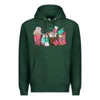 Sports Green nurse coffee cups Premium Hoodie - texasbilliewilder