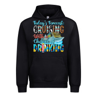 Black todays forecast  cruising with a chance of drinkin Urban Hoodie - texasbilliewilder