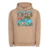 Pigment Burro todays forecast  cruising with a chance of drinkin Urban Hoodie - texasbilliewilder