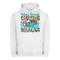 Pigment Lunar Rock todays forecast  cruising with a chance of drinkin Urban Hoodie - texasbilliewilder