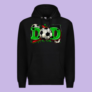 Dad Soccer Premium Hoodie Designed By Zillion Design Studio