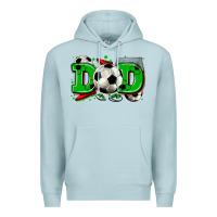 Blue Mist dad soccer Premium Hoodie - Zillion Design Studio
