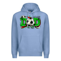 Colony Blue dad soccer Premium Hoodie - Zillion Design Studio