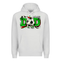 Dove Grey dad soccer Premium Hoodie - Zillion Design Studio