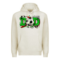 Oatmeal Heather dad soccer Premium Hoodie - Zillion Design Studio