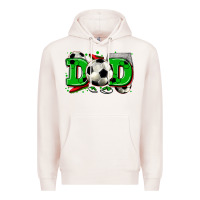 Pale Pink dad soccer Premium Hoodie - Zillion Design Studio