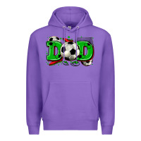Purple dad soccer Premium Hoodie - Zillion Design Studio