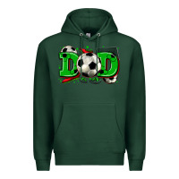 Sports Green dad soccer Premium Hoodie - Zillion Design Studio