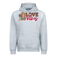 Heather Grey love vibes cupid Urban Hoodie - RanaPortraitStore