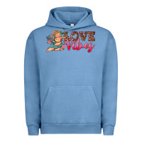 Pigment Pebble Blue love vibes cupid Urban Hoodie - RanaPortraitStore