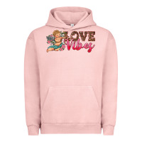Pigment Salmon love vibes cupid Urban Hoodie - RanaPortraitStore