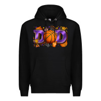 Black dad basketball Premium Hoodie - Zillion Design Studio