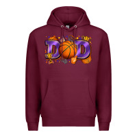 Burgundy dad basketball Premium Hoodie - Zillion Design Studio
