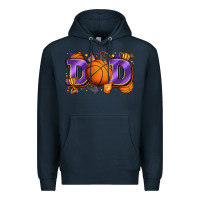 Navy dad basketball Premium Hoodie - Zillion Design Studio