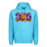 Ocean Blue dad basketball Premium Hoodie - Zillion Design Studio