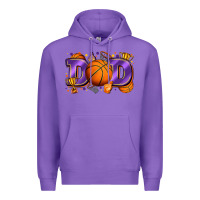 Purple dad basketball Premium Hoodie - Zillion Design Studio