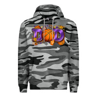 Slate Camo dad basketball Premium Hoodie - Zillion Design Studio