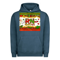 Pigment Midnight Navy registered nurse juneteenth Urban Hoodie - Zillion Design Studio