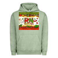 Pigment Oil Green registered nurse juneteenth Urban Hoodie - Zillion Design Studio