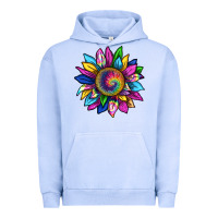 Pigment Grape Ice tie dye sunflower Urban Hoodie - texasbilliewilder