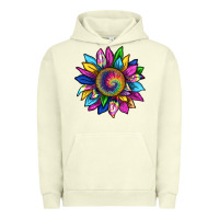 Pigment Pistachio tie dye sunflower Urban Hoodie - texasbilliewilder