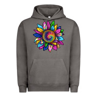 Pigment Tornado tie dye sunflower Urban Hoodie - texasbilliewilder