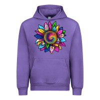 Tulip tie dye sunflower Urban Hoodie - texasbilliewilder