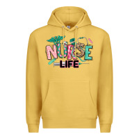 Antique Gold nurse life Premium Hoodie - texasbilliewilder