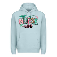 Blue Mist nurse life Premium Hoodie - texasbilliewilder