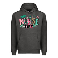 Charcoal Heather nurse life Premium Hoodie - texasbilliewilder