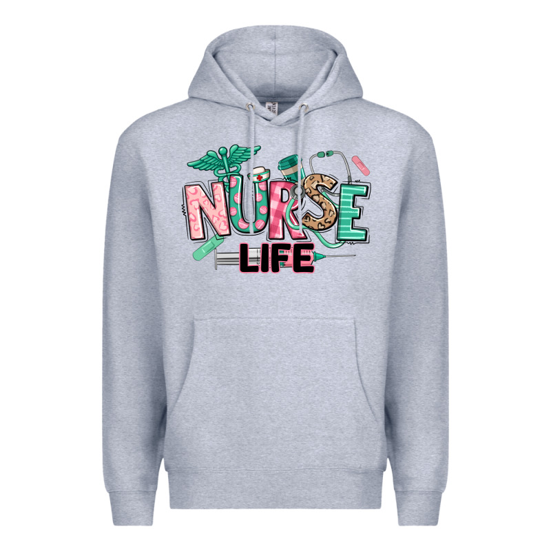 Nurse Life Premium Hoodie by texasbilliewilder | Teevron