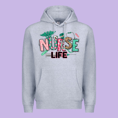 Nurse Life Premium Hoodie Designed By Texasbilliewilder