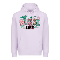 Lilac nurse life Premium Hoodie - texasbilliewilder