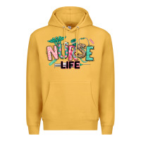 Mustard nurse life Premium Hoodie - texasbilliewilder